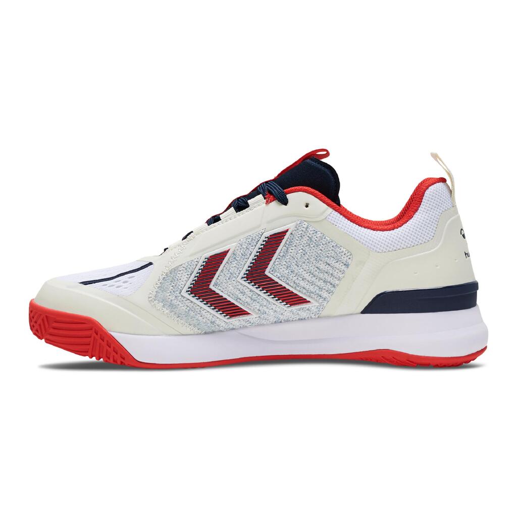 Damen/Herren Handball Hallenschuhe - Dagaz weiss/rot 