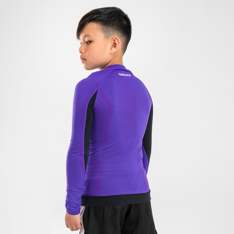 Ondershirt voor basketbal voor kinderen UT500 NBA Los Angeles Lakers paars