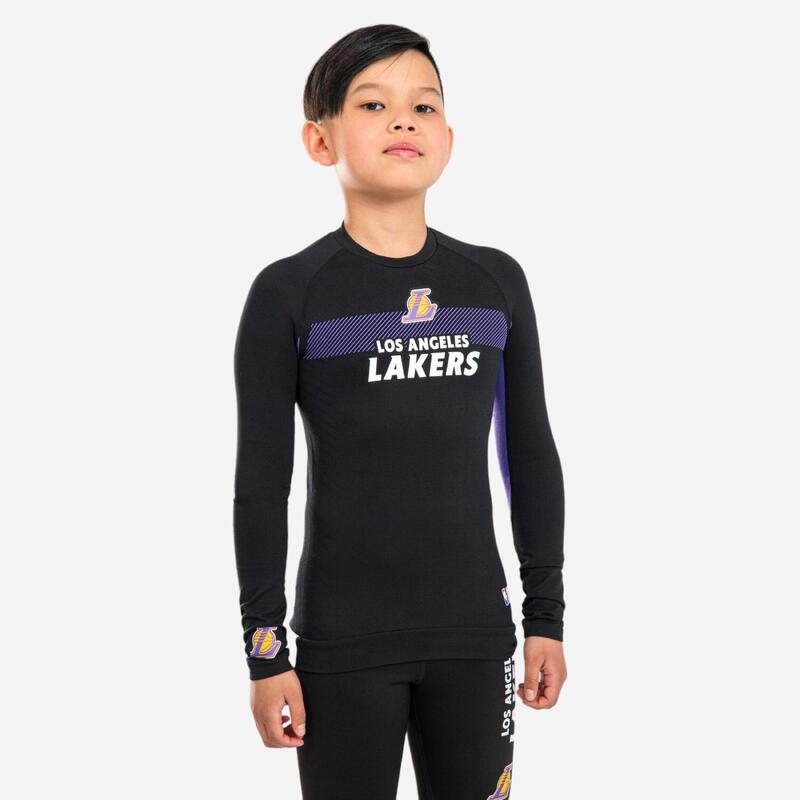 Kids' Basketball Base Layer Jersey UT500 - NBA Los Angeles Lakers/Black