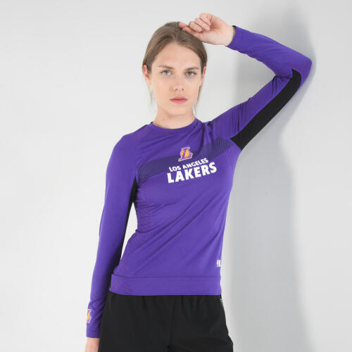 Sous-maillot basketball NBA Los Angeles Lakers Homme/Femme - UT500 Violet