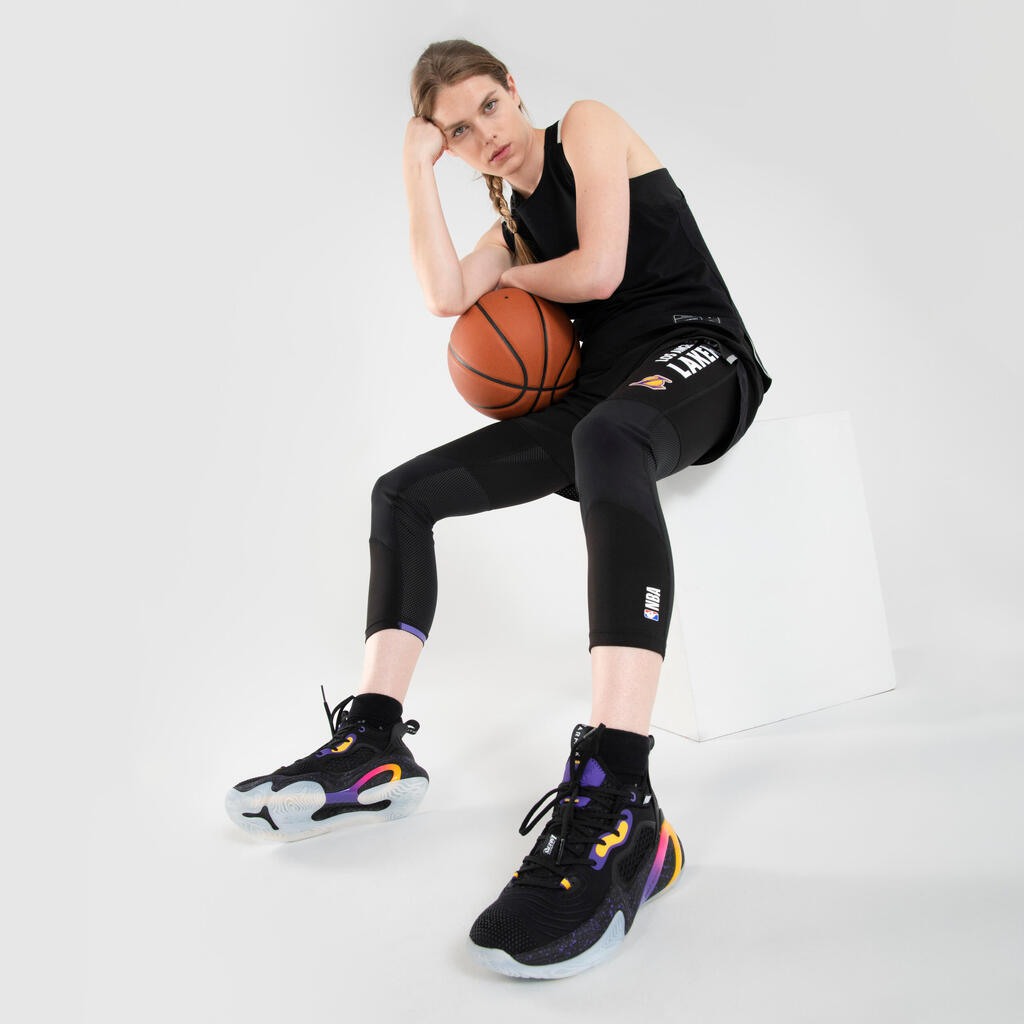 Pánska basketbalová obuv SE900 TMK NBA Lakers čierna
