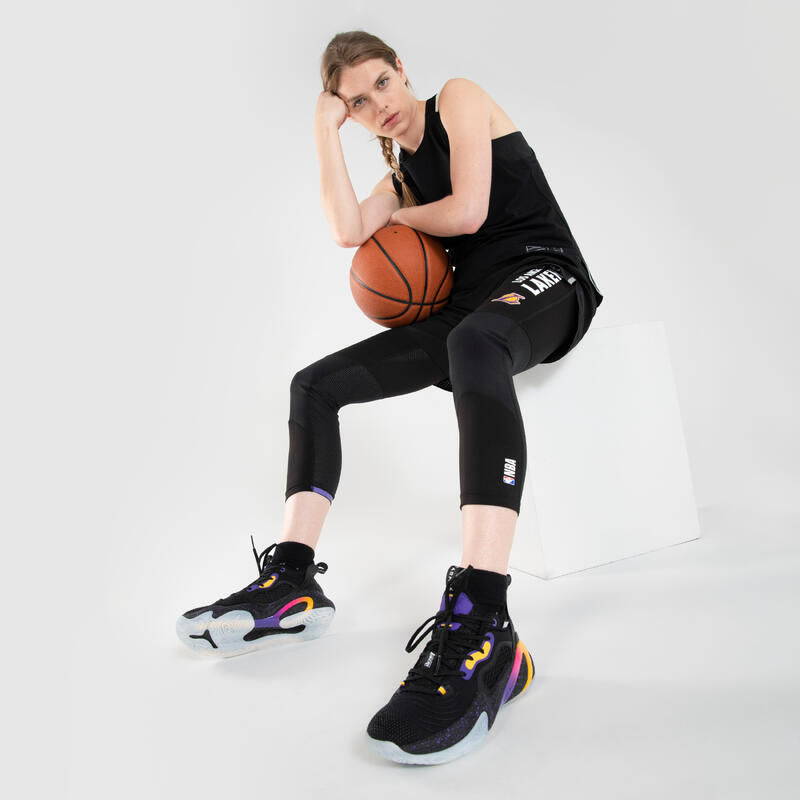 BOTAS DE BASQUETEBOL NBA LOS ANGELES LAKERS HOMEM/MULHER - SE900 PRETO