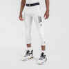 Men's Basketball 3/4 Base Layer Tights NBA - White/Brooklyn Nets