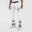 男款/女款籃球七分緊身褲 500 - NBA 布魯克林籃網隊/白色