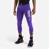 Men's Basketball 3/4 Base Layer Tights NBA - Purple/Los Angeles Lakers