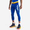 Driekwart basketbaltight voor heren/dames NBA Golden State Warriors 500 blauw