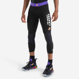 Men's/Women's Basketball 3/4 Leggings 500 - NBA Los Angeles Lakers/Black