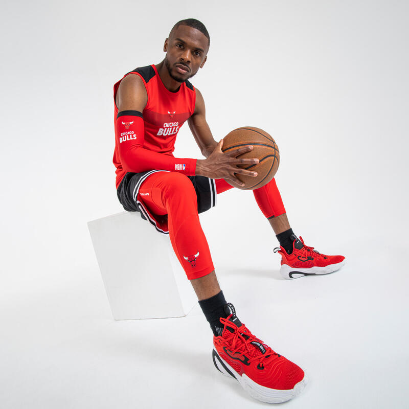 Adult Basketball Sleeve E500 - NBA Chicago Bulls/Red
