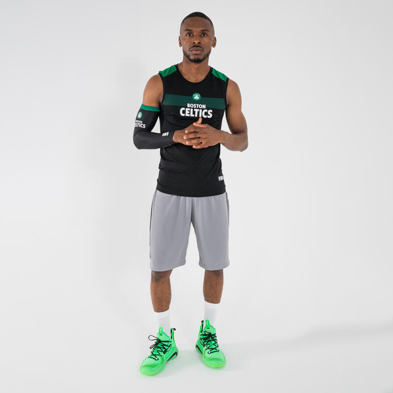 Mouwloos ondershirt voor basketbal volwassenen NBA Boston Celtics UT500 zwart