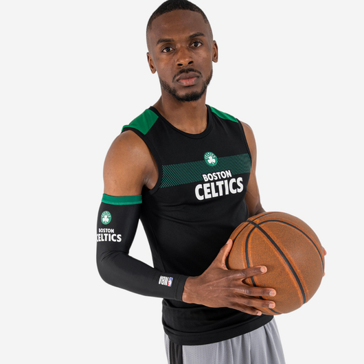 Manchon basketball NBA Boston Celtics Adulte - E500 Noir
