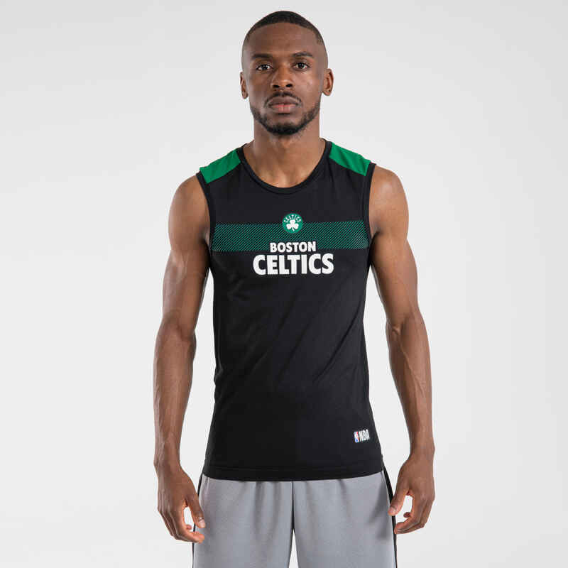 Funktionsshirt ärmellos Basketball UT500 NBA Boston Celtics Damen/Herren schwarz
