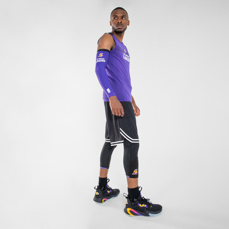 Adult Basketball Sleeve E500 - NBA Los Angeles Lakers/Purple