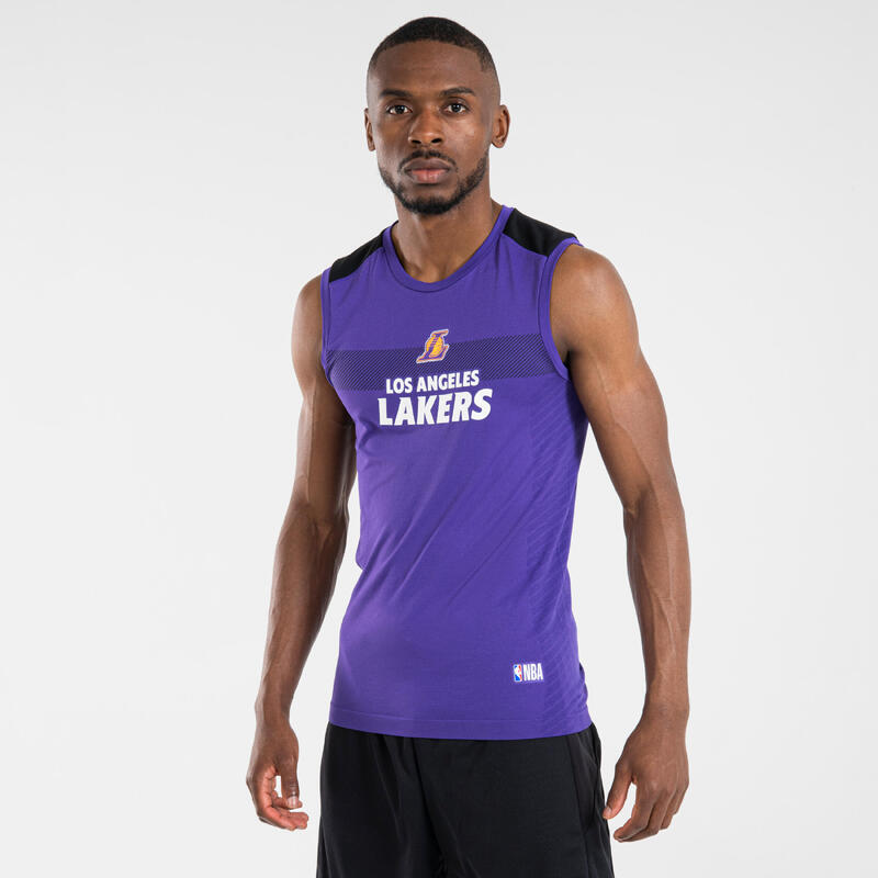 NBA, Shirts, Nba Los Angeles Lakers Mens Tank Sleeveless Jersey Black  Purple