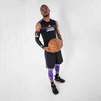 Adult Sleeveless Basketball Base Layer Jersey UT500 NBA Los Angeles Lakers/Black