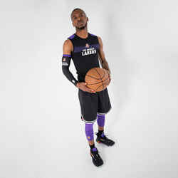 Αμάνικο φανελάκι μπάσκετ ενηλίκων UT500 - NBA Los Angeles Lakers/Μαύρο