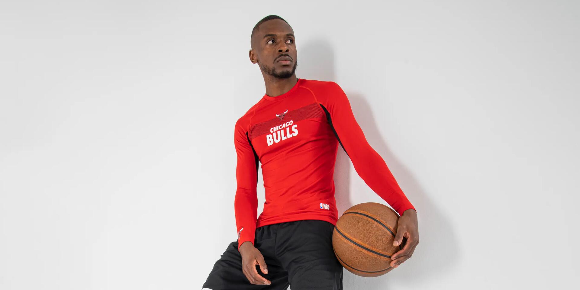 Sous-maillot basketball NBA Chicago Bulls Homme/Femme - UT500 Rouge