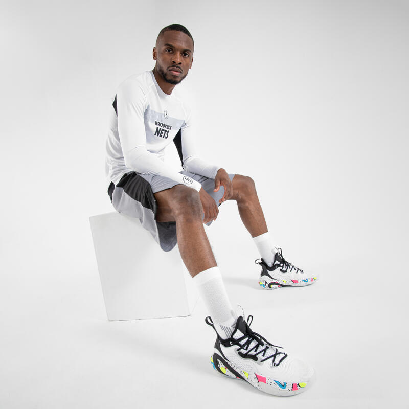 Pánské basketbalové boty SE900 NBA Brooklyn Nets bílé 