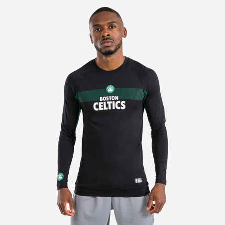 Črna moška/ženska podmajica z dolgimi rokavi UT500 NBA BOSTON CELTICS