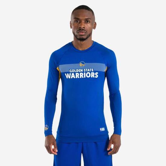 Sous-maillot basketball nba golden state warriors homme/femme - ut500 bleu