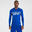 Men's Long-Sleeved Slim Fit Basketball Base Layer UT500LS - Blue Warriors