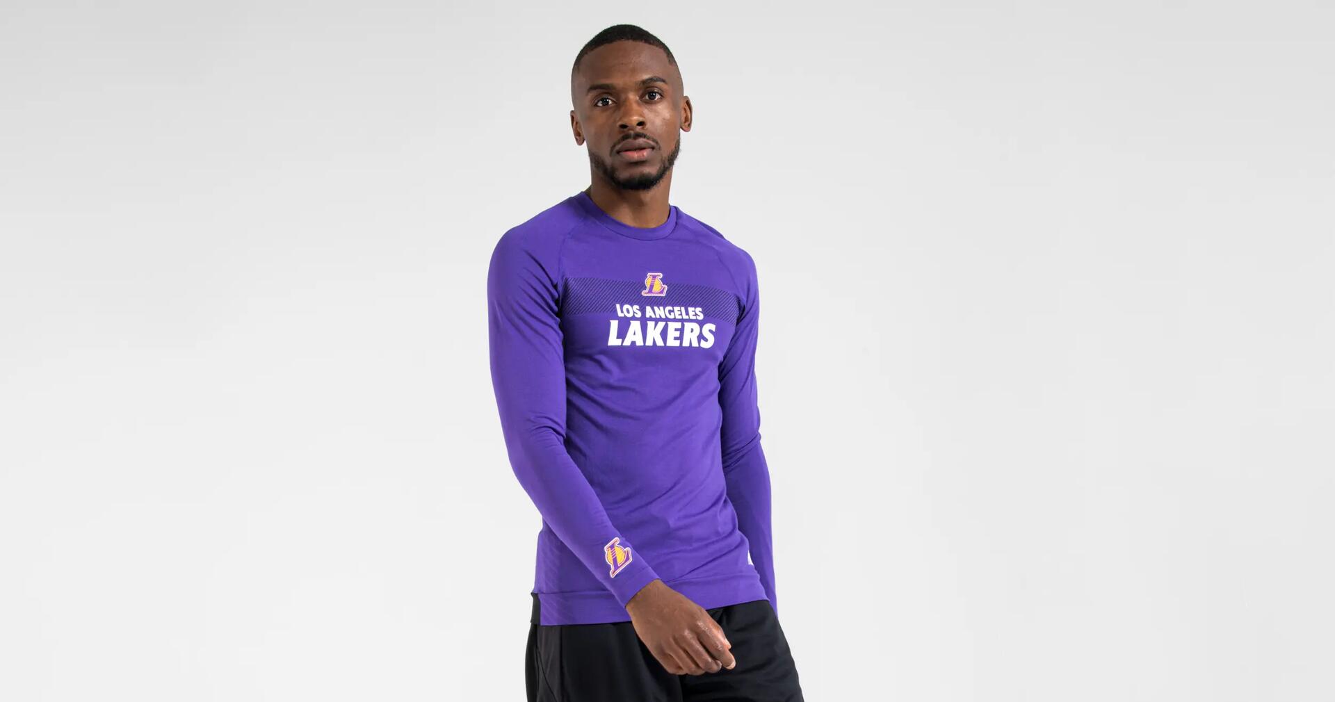 Sous-maillot basketball NBA Los Angeles Lakers Homme/Femme - UT500 Violet