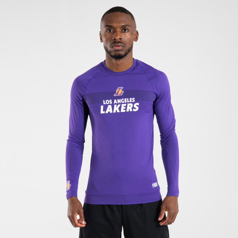 Sous-maillot basketball NBA Los Angeles Lakers Homme/Femme - UT500 Violet