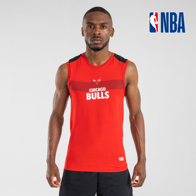 Camiseta interior de baloncesto NBA Chicago Bulls sin mangas Adulto - UT500 Rojo