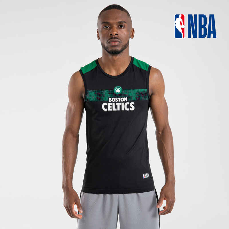 Funktionsshirt ärmellos Basketball UT500 NBA Boston Celtics Damen/Herren schwarz