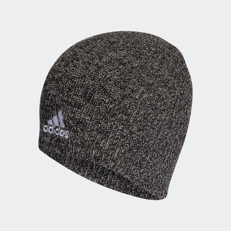 Bonnet Adidas à pompon gris/rose