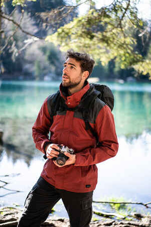 Men’s 3-in-1 waterproof hiking jacket - SH100 0°C