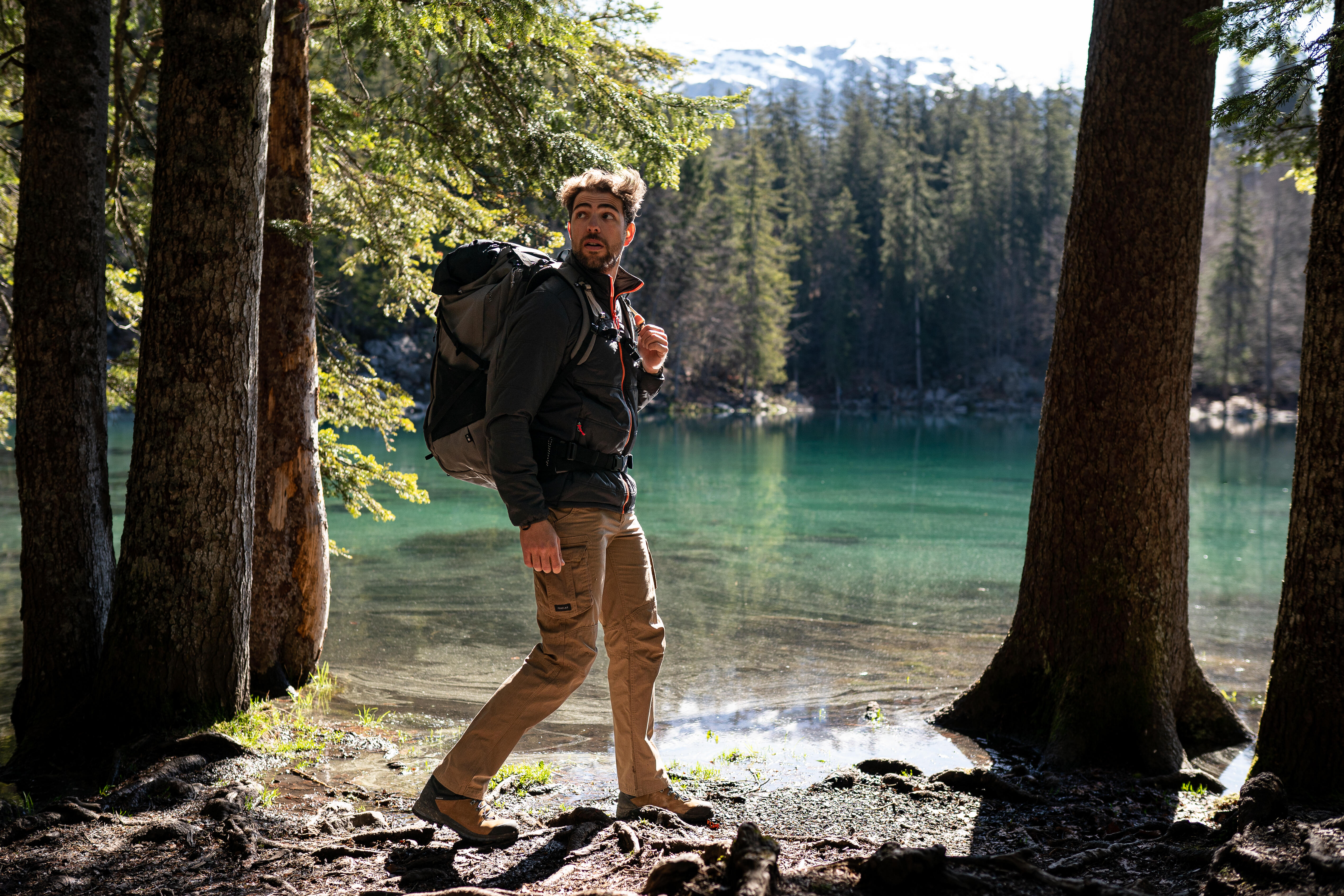 Men’s 3-in-1 Waterproof Hiking Jacket - SH 500 Mountain - FORCLAZ
