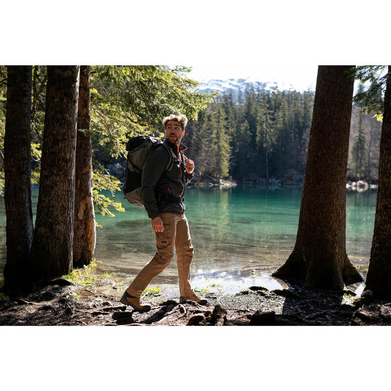 Pánské turistické kapsáčové kalhoty Travel 500