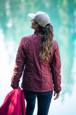 Women's Travel Trekking Waterproof 3-in-1 Jacket Travel 500 -8°C