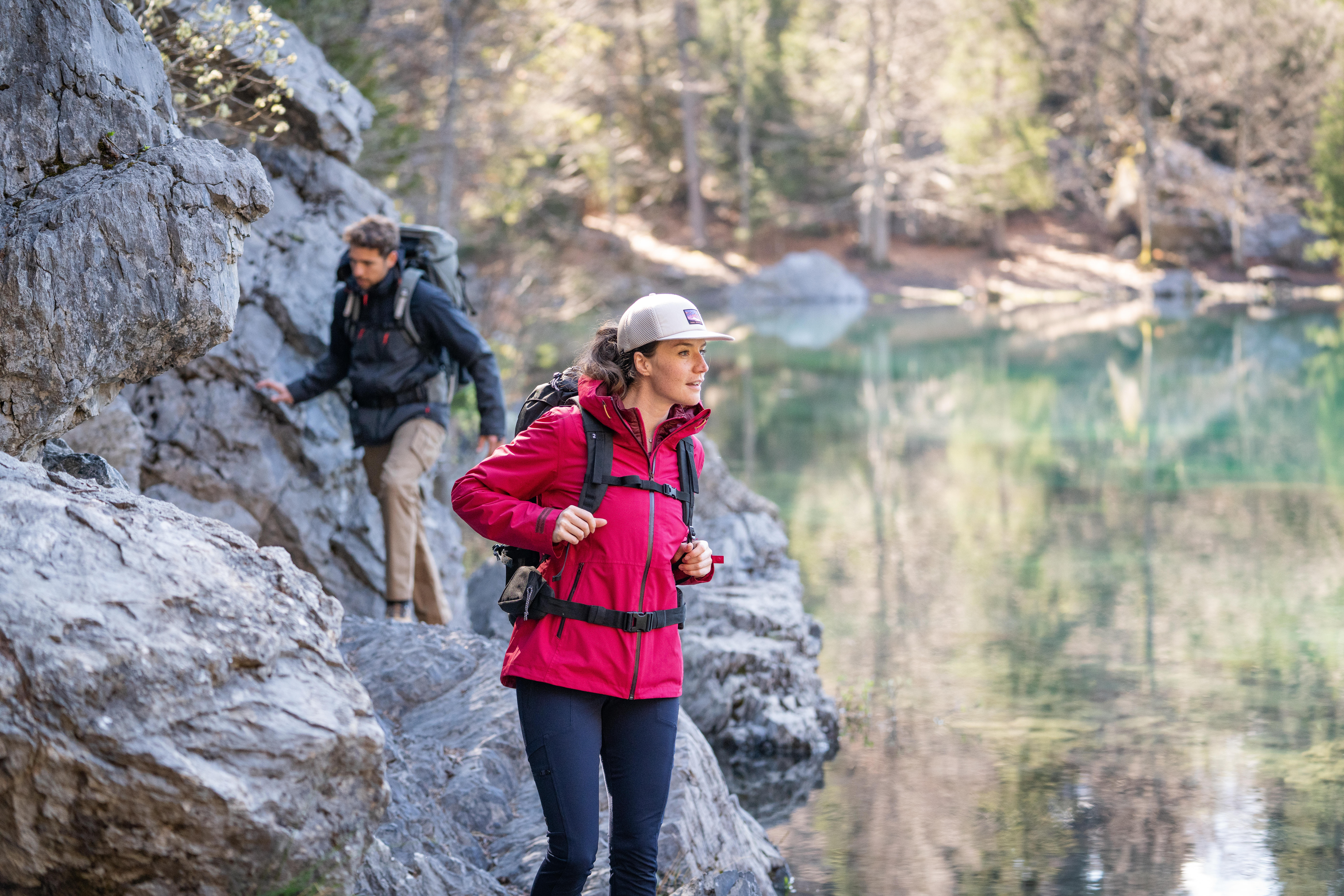 Women’s 3-in-1 Waterproof Hiking Jacket – SH 500 - FORCLAZ