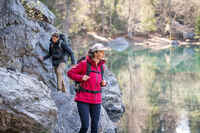 Women's Travel Trekking Waterproof 3-in-1 Jacket Travel 500 -8°C