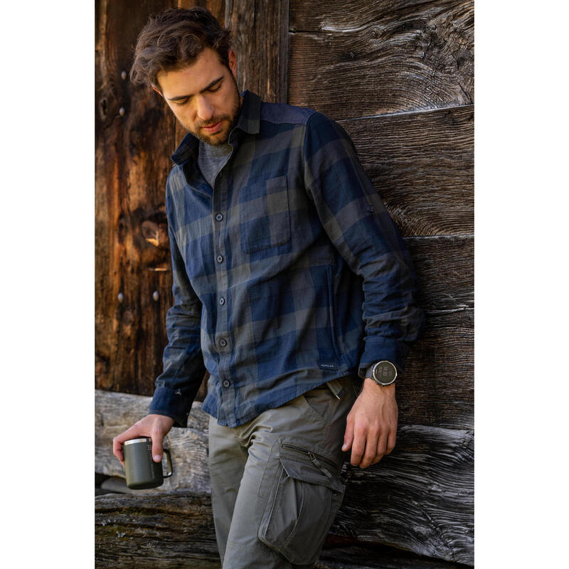 Erkek Outdoor Trekking Kargo Pantolon - Gri - Travel 500