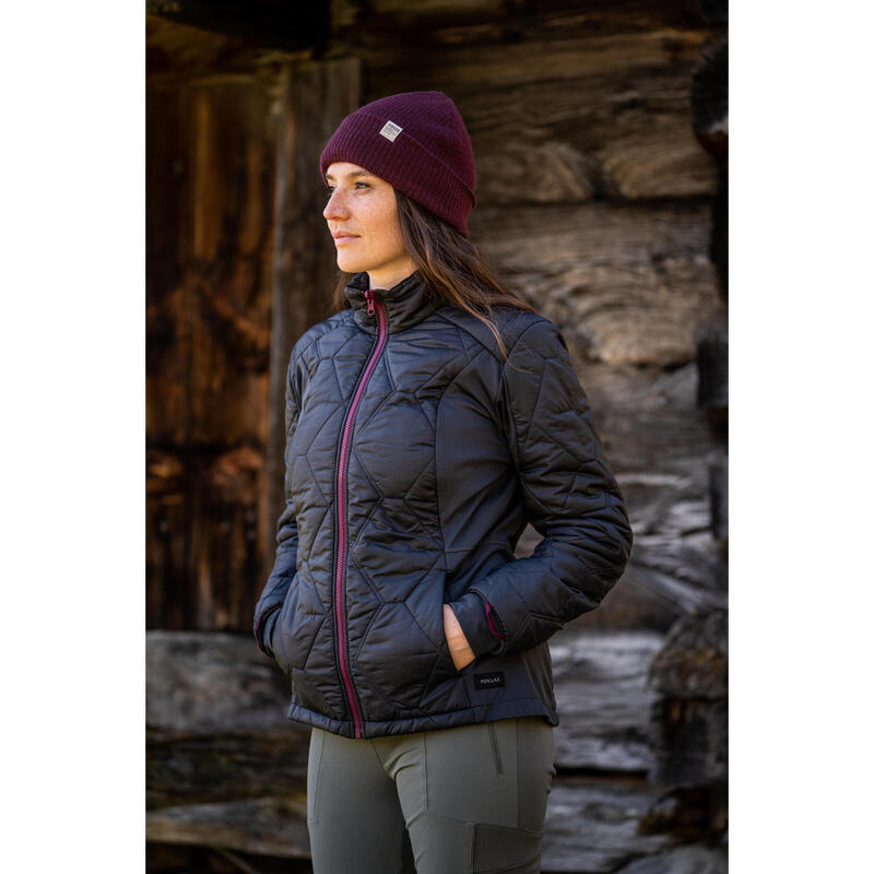 Waterdichte 3-in-1-jas voor wandelen dames SH500 Mountain -10°C zwart