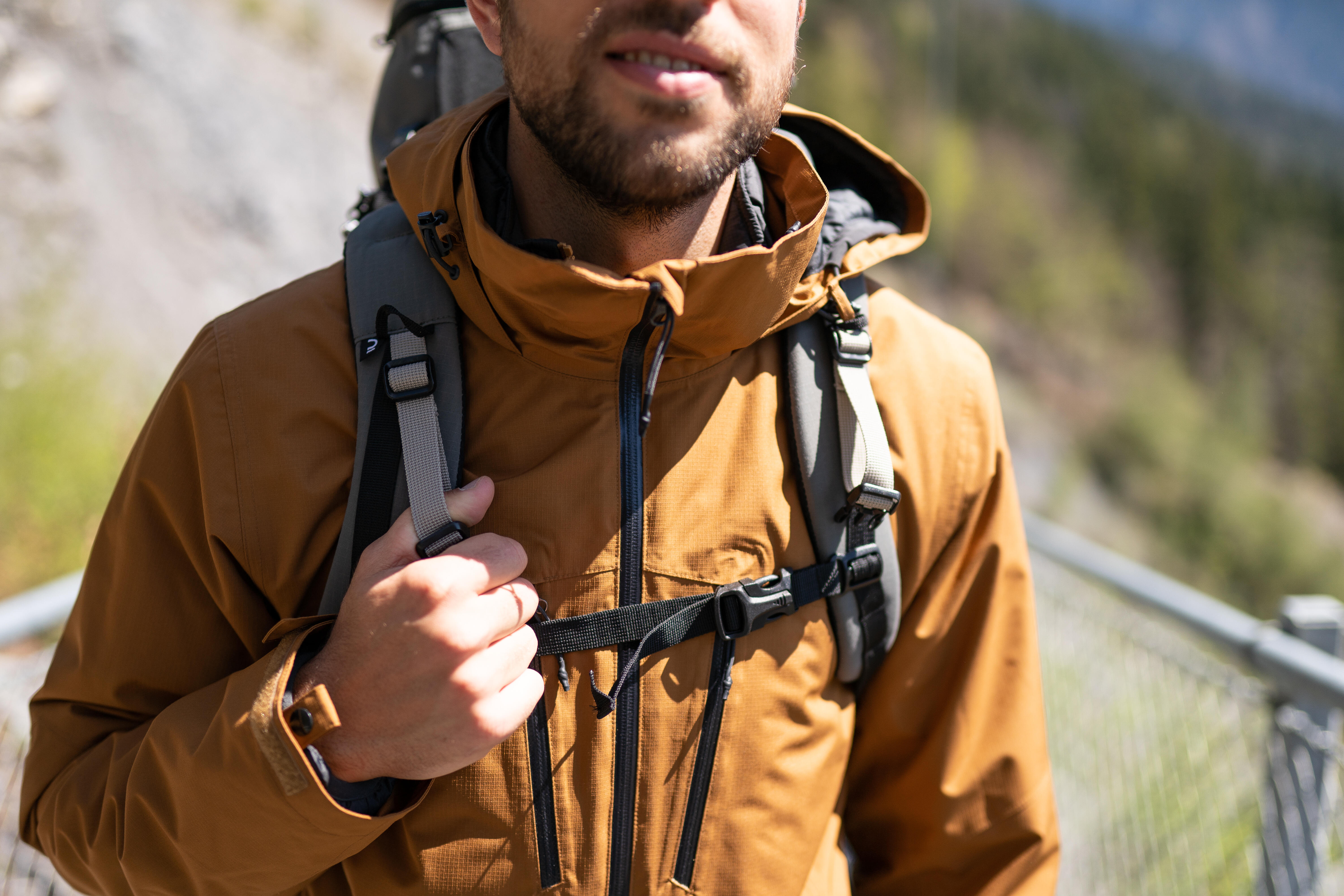 Men’s 3-in-1 Waterproof Hiking Jacket - SH 500 Mountain - FORCLAZ