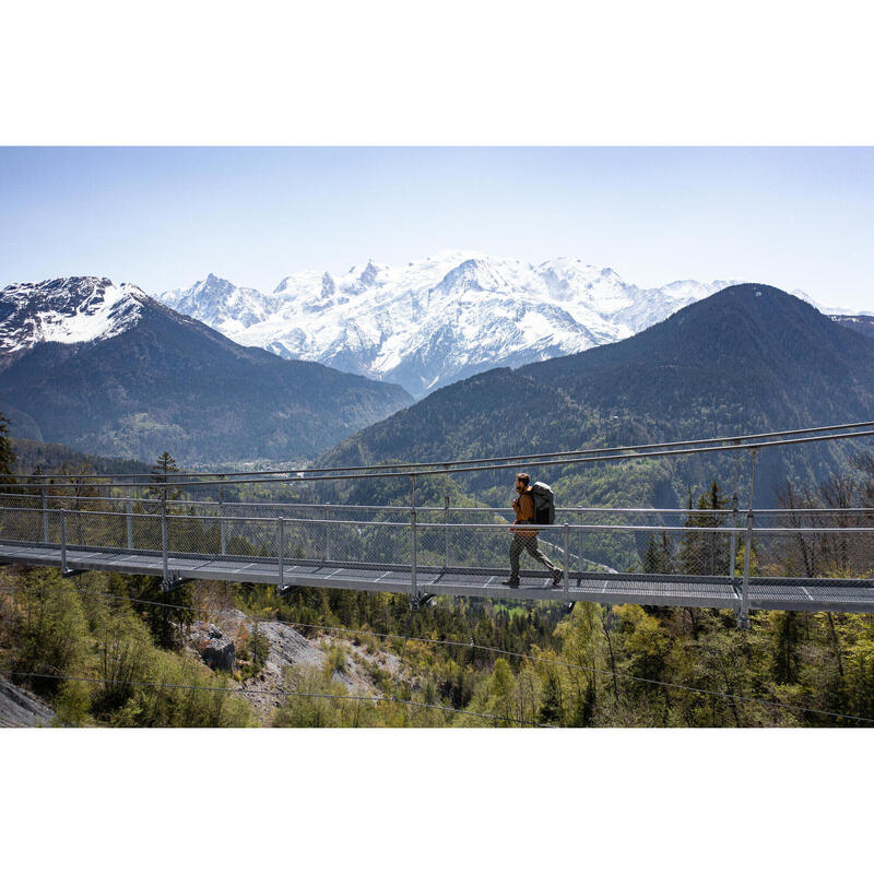 Rucsac Trekking călătorie cu husă ploaie TRAVEL900 70L + 6L Bărbați