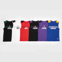 Adult Sleeveless Basketball Base Layer Jersey UT500 NBA Los Angeles Lakers/Black