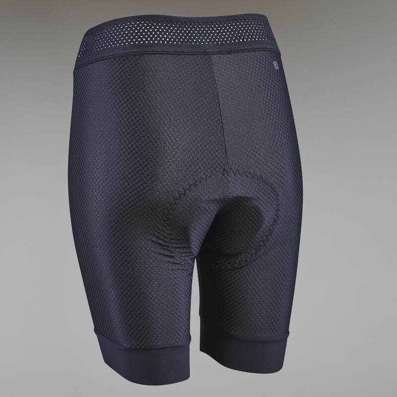 Sous short velo vtt Confort 900 femme noir