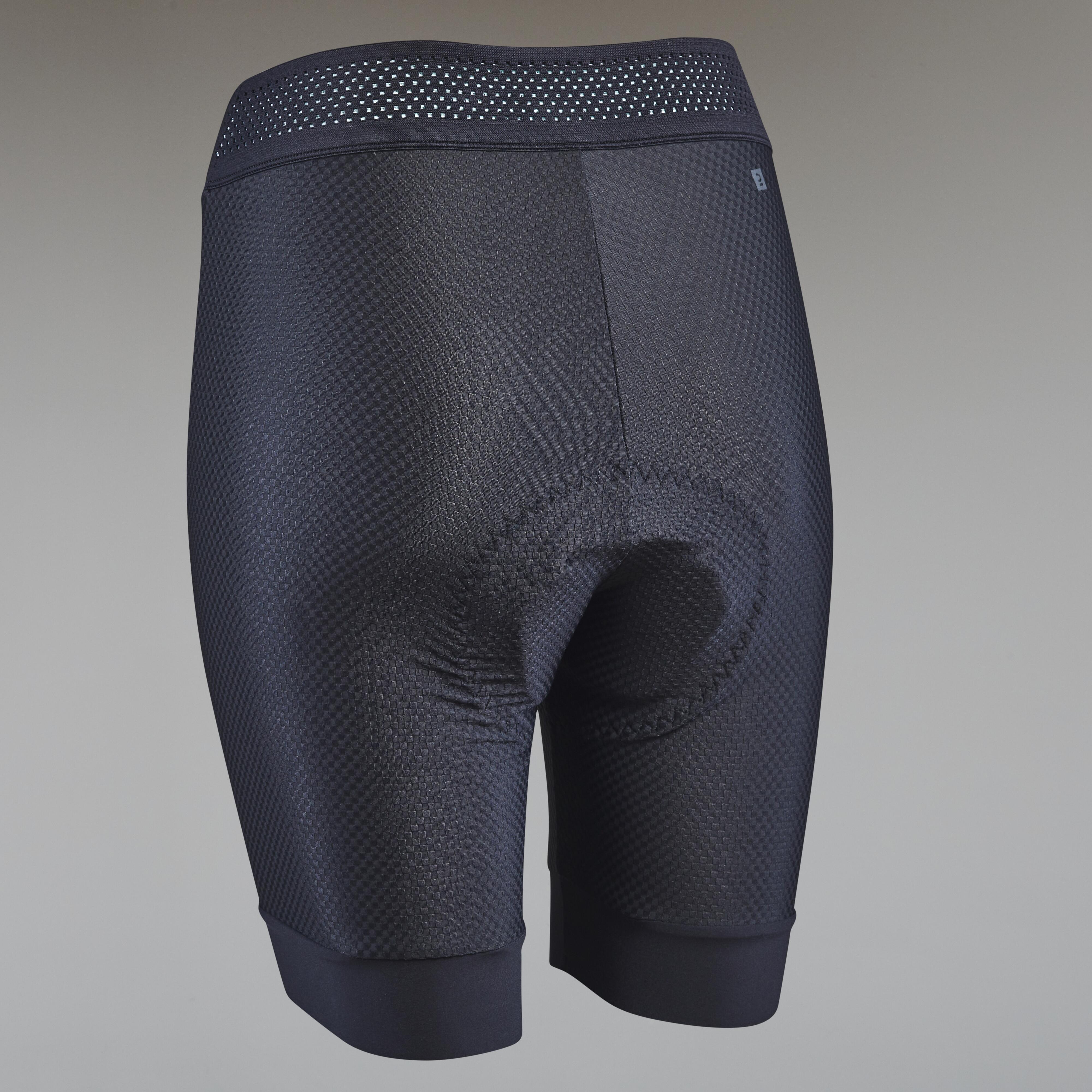 SOUS SHORT VELO VTT EXPLORE 700 FEMME noir ROCKRIDER Decathlon