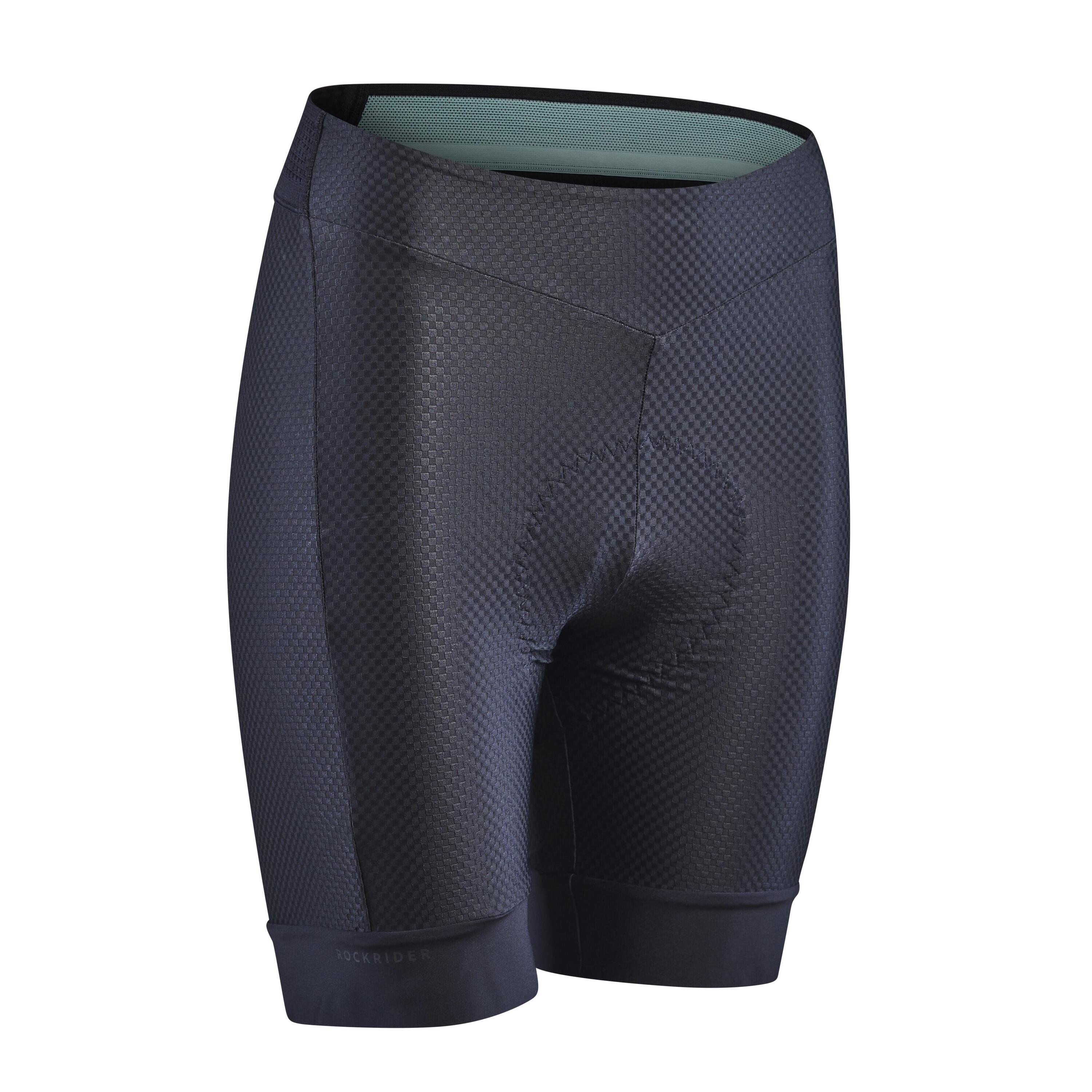 Culotte ciclismo interior MTB sin tirantes mujer EXPLORE 700 negro 8/11