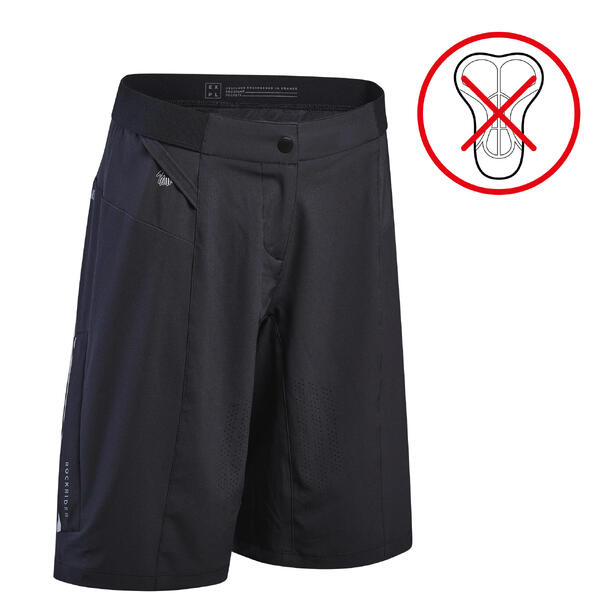 Women's Mountain Bike Baggy Shorts EXPL 700 Black
