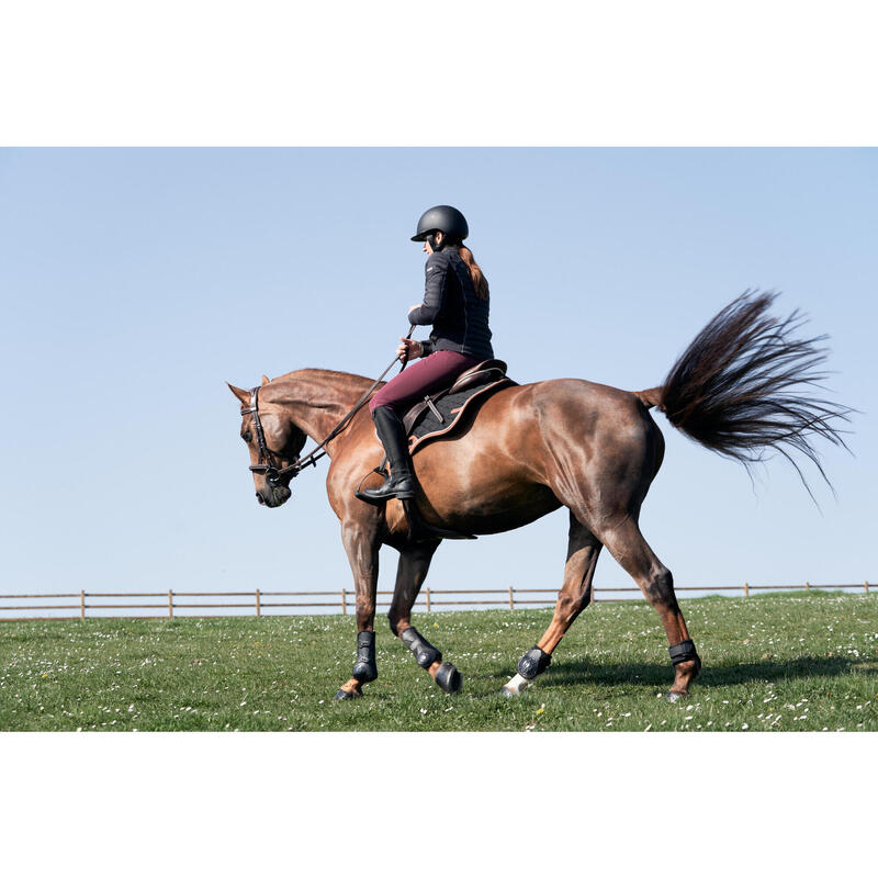 Veste équitation femme noir 900