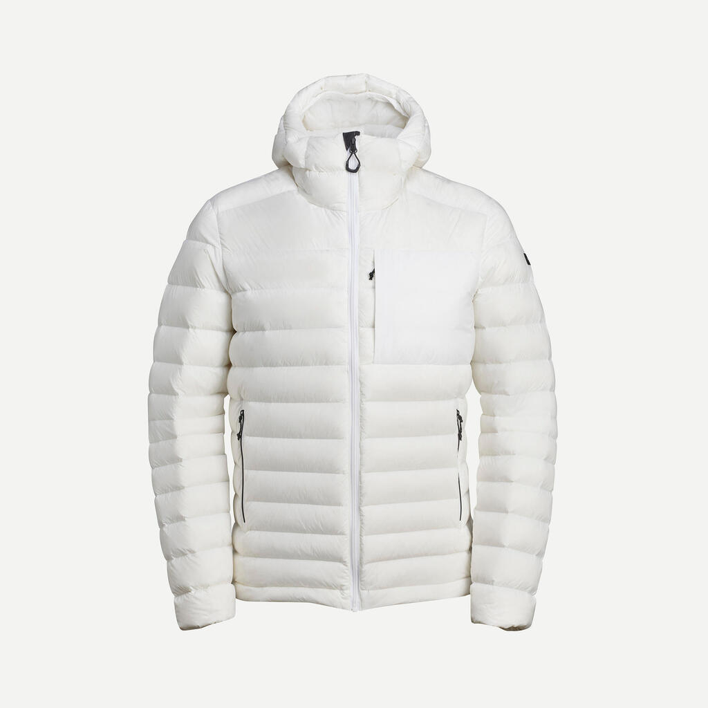 Ανδρικό μπουφάν με επένδυση και κουκούλα για ορεινό trekking - mt500 -10°c