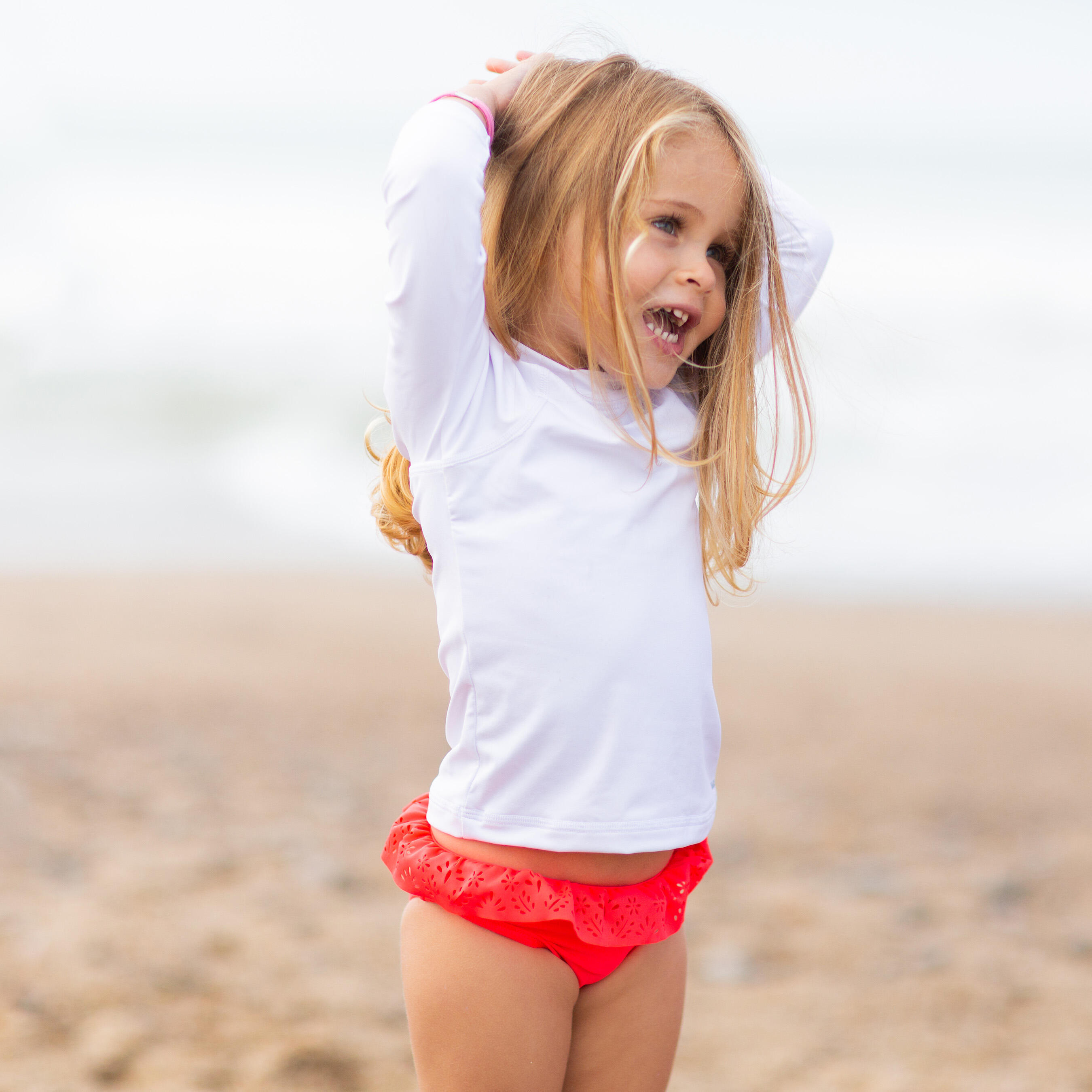 Baby Swimsuit Bottoms - Red 1/3