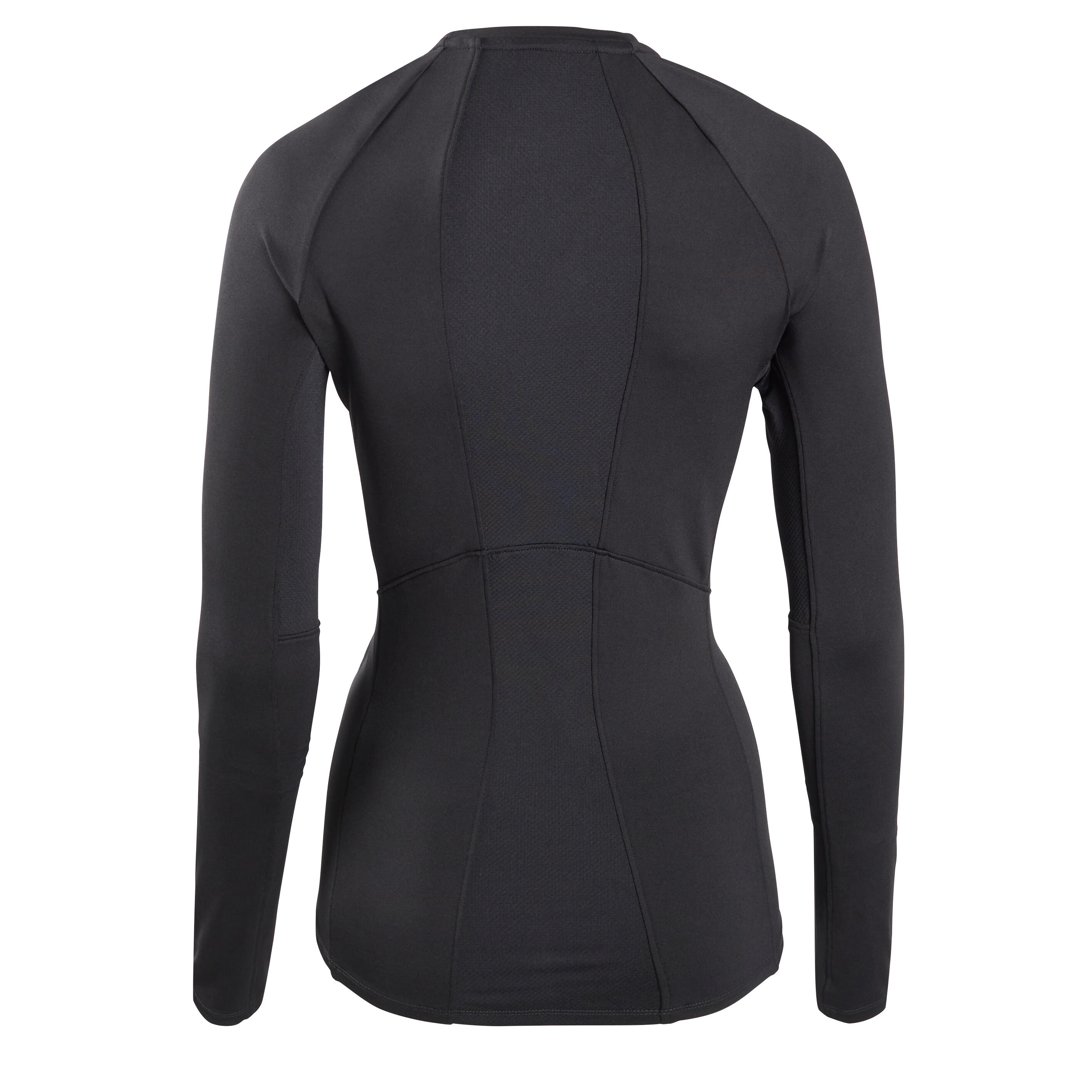 Women's Long-Sleeved Figure Skating T-Shirt - Black 3/11