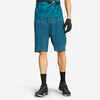 Men's MTB Shorts EXPL 500 - Blue/Green