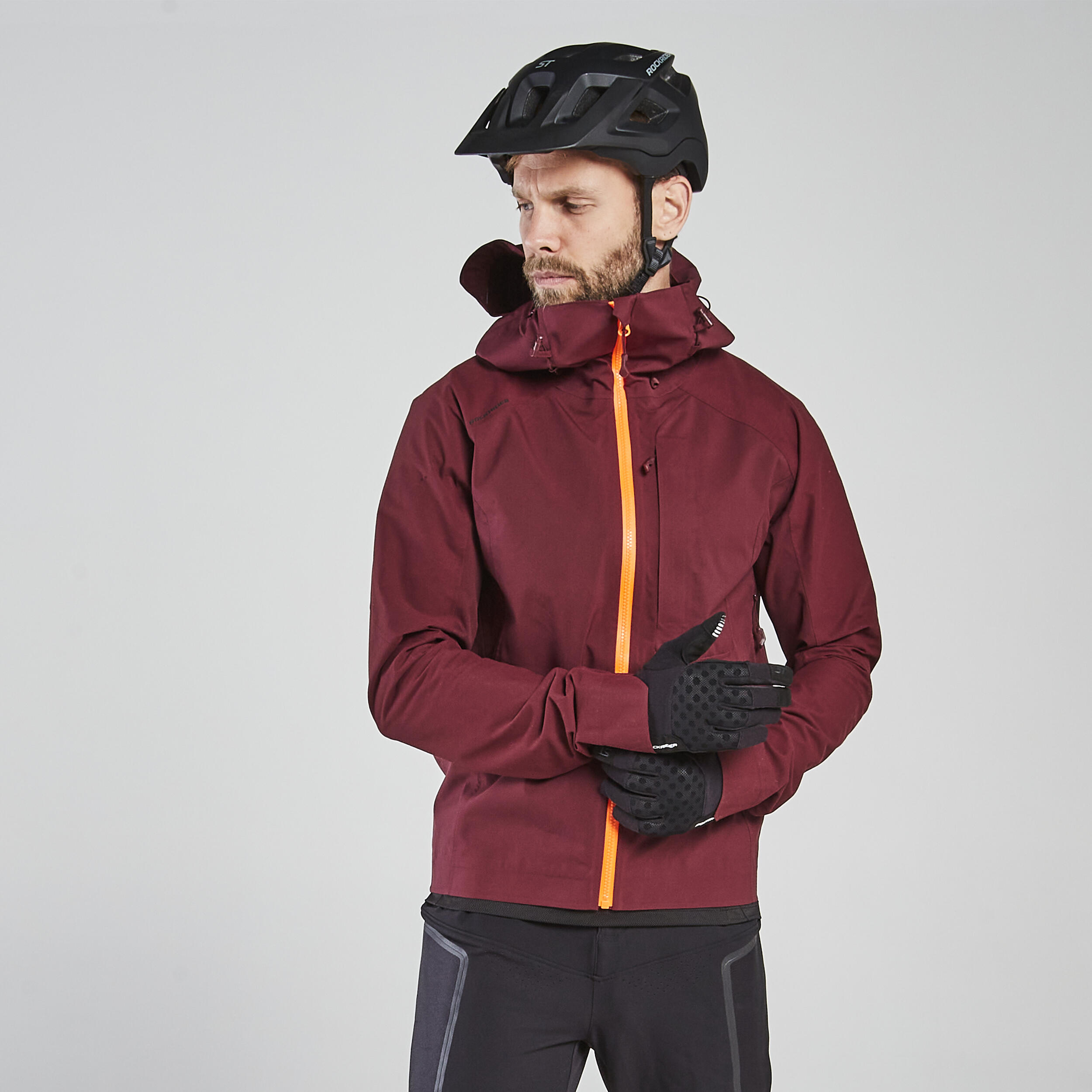 Nuova giacca invernale antivento bici ciclo mtb bike  barbieri rossa taglia xl 